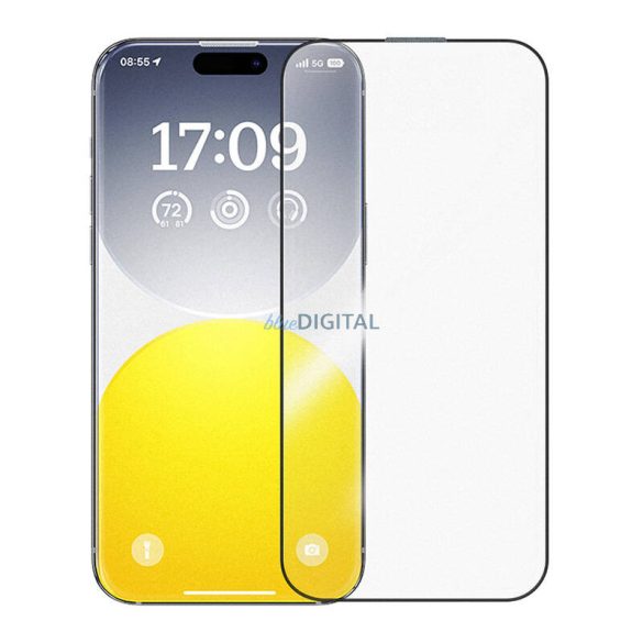 Edzett üveg Baseus kristályos tükröződésgátló iPhone 15 Plus