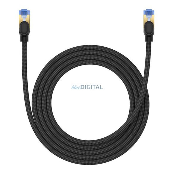 Fonott hálózati kábel cat.7 Baseus Ethernet RJ45, 10Gbps, 2m (fekete)