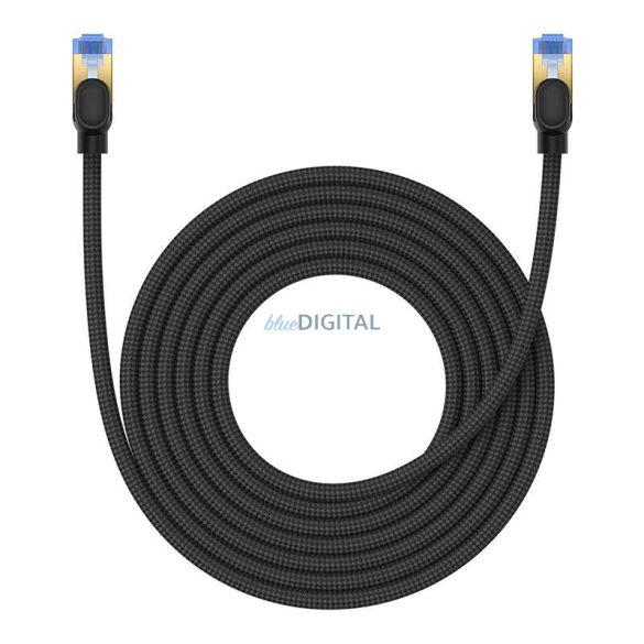 Fonott hálózati kábel cat.7 Baseus Ethernet RJ45, 10Gbps, 5m (fekete)