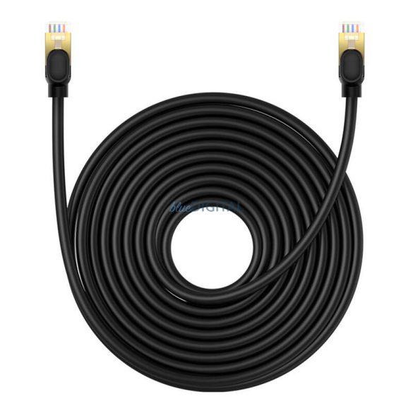 Hálózati kábel Cat.8 Baseus Ethernet RJ45, 40Gbps, 10m (fekete)