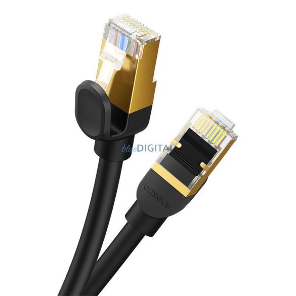 Hálózati kábel Cat.8 Baseus Ethernet RJ45, 40Gbps, 10m (fekete)