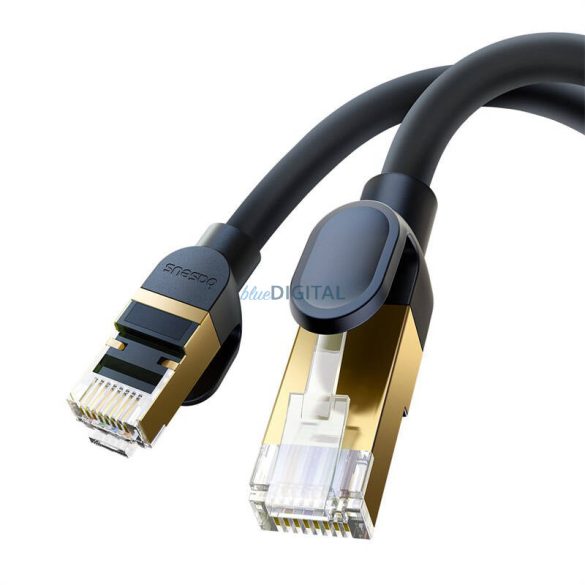 Baseus Ethernet RJ45, 40Gbps, 8m (fekete) hálózati kábel, 8m (fekete)