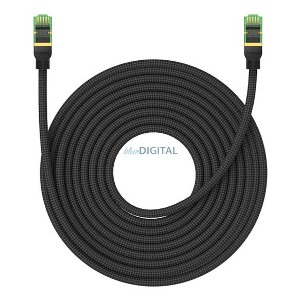 Fonott hálózati kábel cat.8 Baseus Ethernet RJ45, 40Gbps, 15m (fekete)