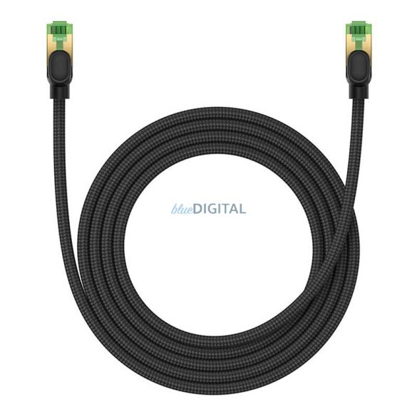 Fonott hálózati kábel cat.8 Baseus Ethernet RJ45, 40Gbps, 2m (fekete)