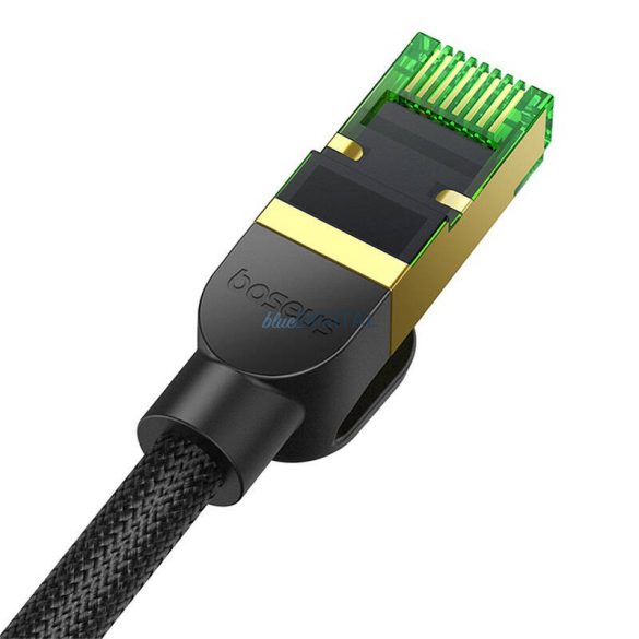 Fonott hálózati kábel cat.8 Baseus Ethernet RJ45, 40Gbps, 2m (fekete)