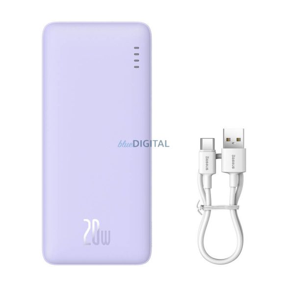 Baseus Airpow powerbank 10000 mAh 20W - lila