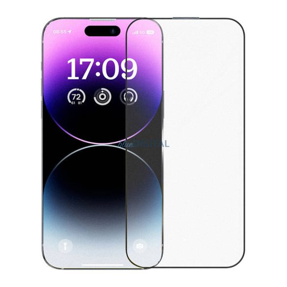 Edzett üveg Baseus kristályos tükröződésgátló iPhone 14 Pro