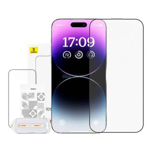 Edzett üveg Baseus Crystalline tükröződésgátló iPhone 14 ProMax