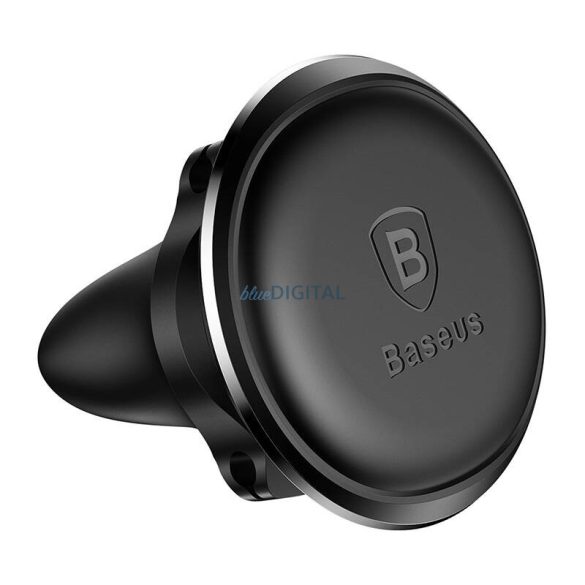 Mágneses autós telefontartó Baseus szellőzőnyílásra rögzíthető (fekete)