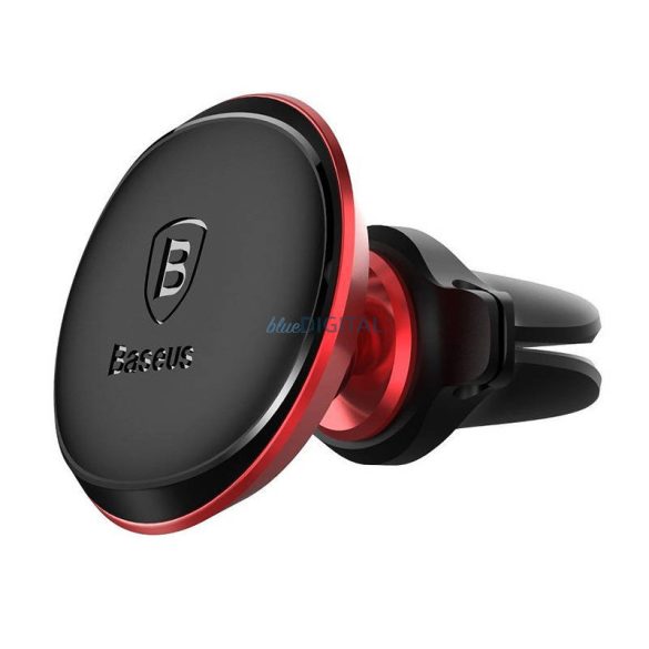 Autós tartó Baseus mágneses szellőzőnyílásra rögzíthető piros OS