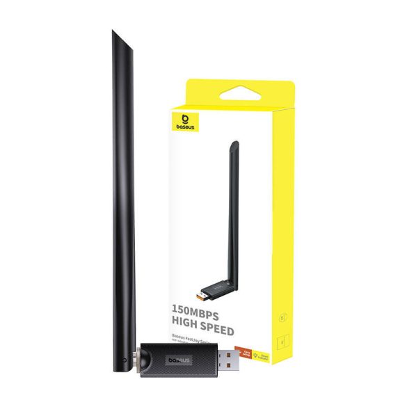 Baseus FastJoy adapter Wi-Fi, 150Mbps (fekete)