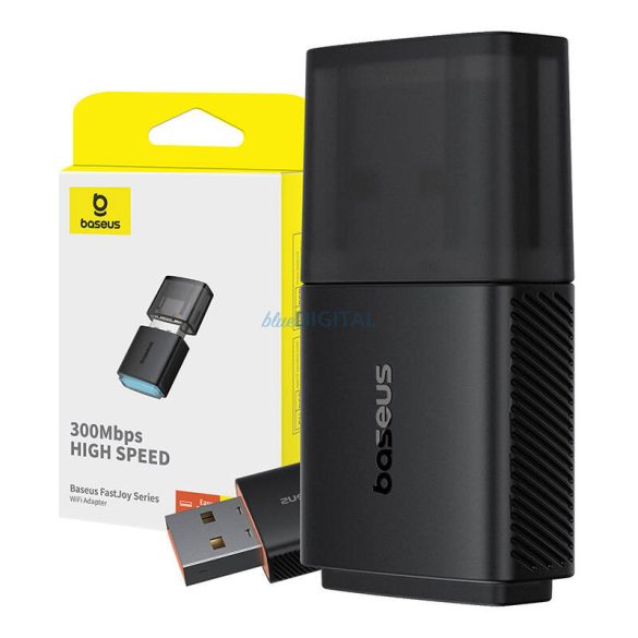 Adapter WiFi Baseus FastJoy 300Mbps (fekete)