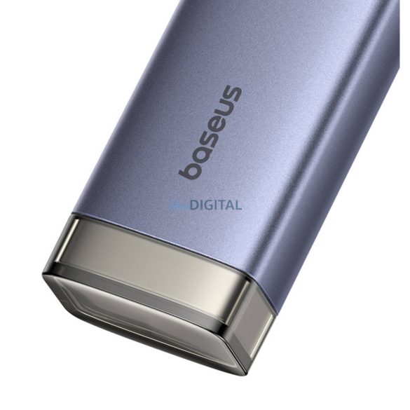 Baseus UltraJoy USB hub 4 az 1-ben USB-A&USB-C - 4xUSB3.0+USB-C (szürke)