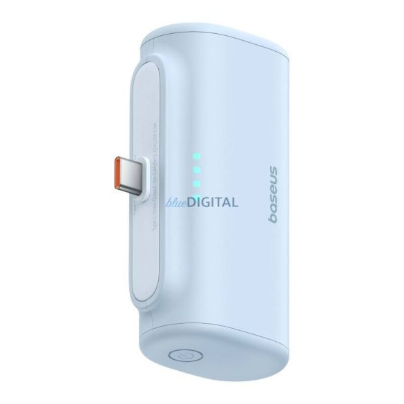 Baseus Compact PlugOn powerbank beépített Type-C csatlakozóval 5000mAh 20W - kék