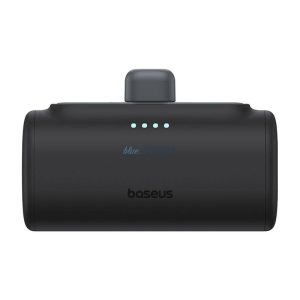 Baseus Compact PlugOn powerbank beépített Lightning csatlakozóval 5000mAh 20W - fekete