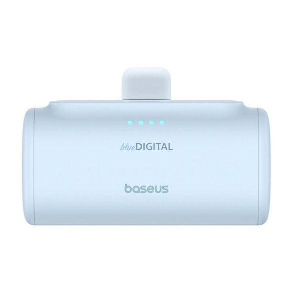 Baseus Compact PlugOn powerbank beépített Lightning csatlakozóval 5000mAh 20W - kék