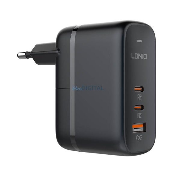 GaN töltő USB type-C LDNIO 65W fekete