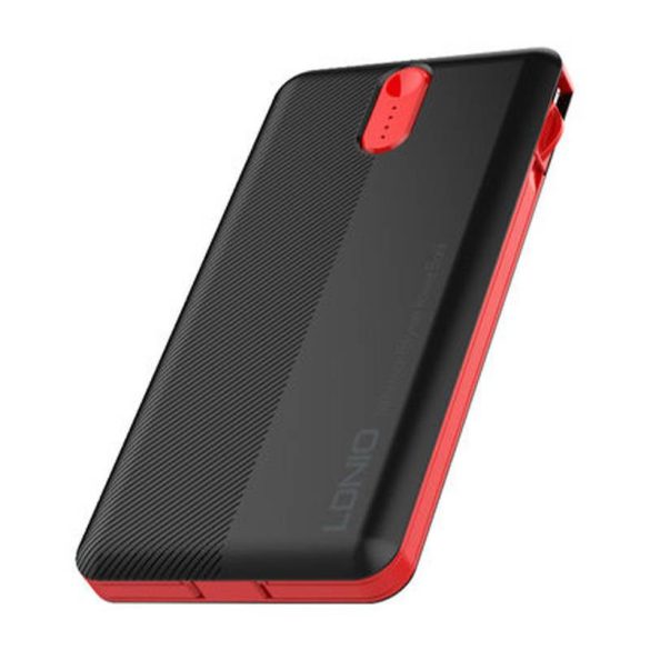 Powerbank LDNIO PL1013, 10000mAh + 3in1 kábel (fekete)