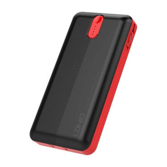 Powerbank LDNIO PL1013, 10000mAh + 3in1 kábel (fekete)