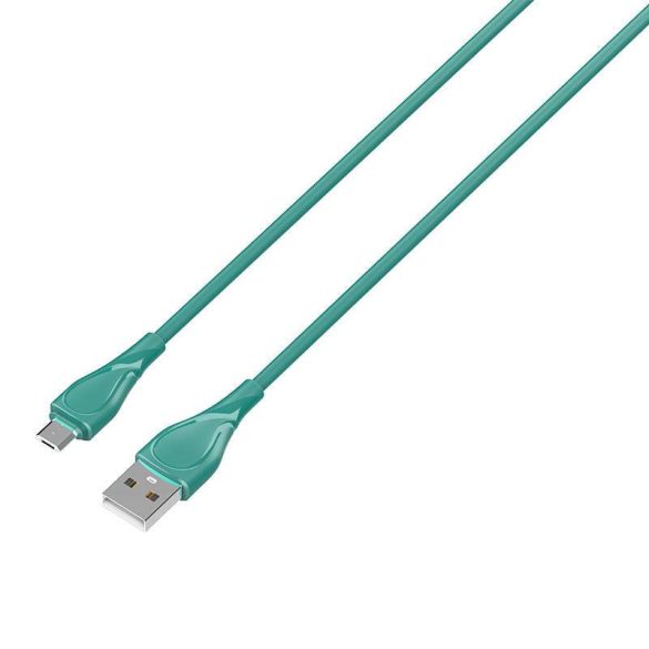LDNIO LS611 USB - Micro USB 1m, 30W kábel (zöld)