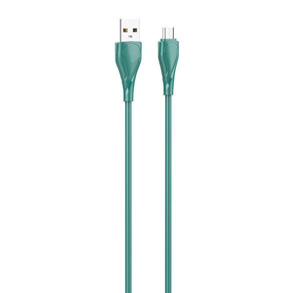 LDNIO LS611 USB - Micro USB 1m, 30W kábel (zöld)