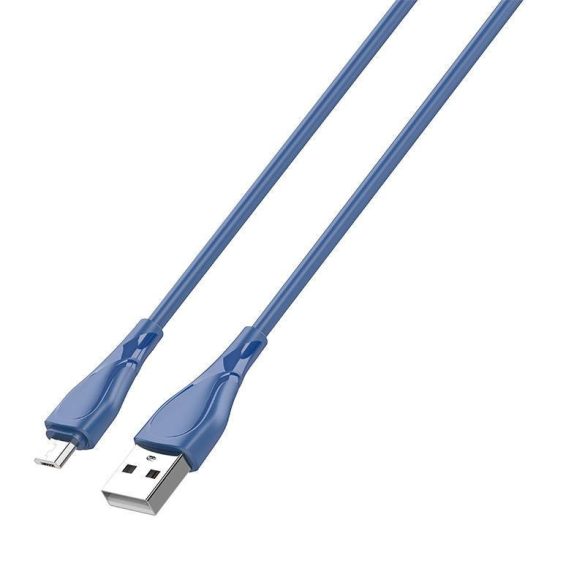 LDNIO LS612 USB - Micro USB 2m, 30W kábel (kék)