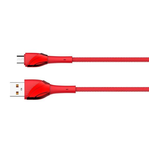 LDNIO LS661 USB - Micro USB 1m, 30W kábel (piros)