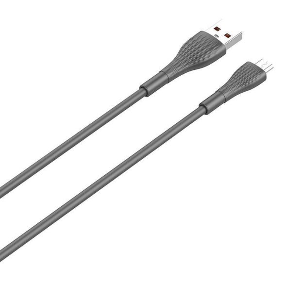 LDNIO LS671 USB - Micro USB 1m, 30W kábel (szürke)