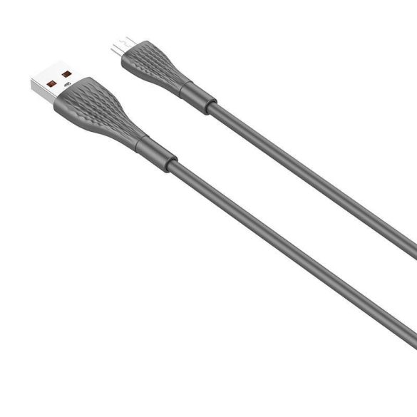 LDNIO LS671 USB - Micro USB 1m, 30W kábel (szürke)