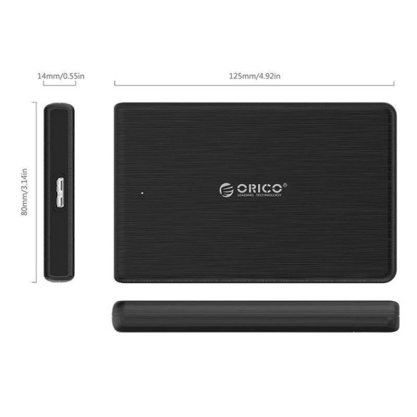 Orico SSD 2.5 külső ház + USB 3.0 Micro B kábel