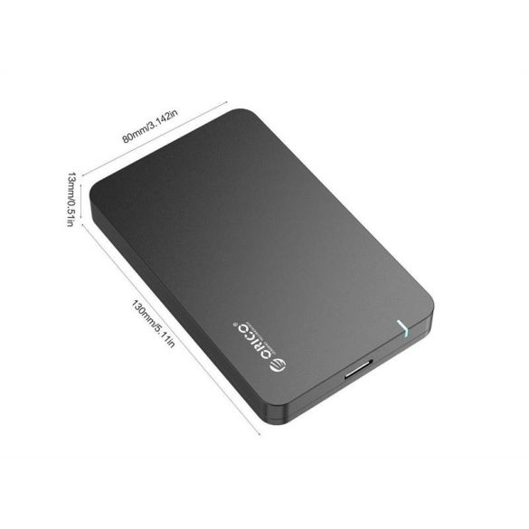 Orico Külső ház HDD / SSD 2.5 + USB 3.0 Micro B 0,6 m kábelhez