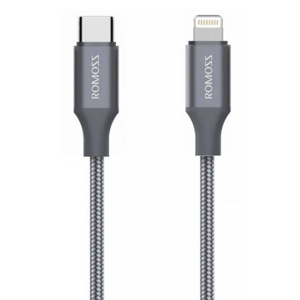 Romoss CB1737 USB-C Lightning kábel, 27W, 1m (szürke)