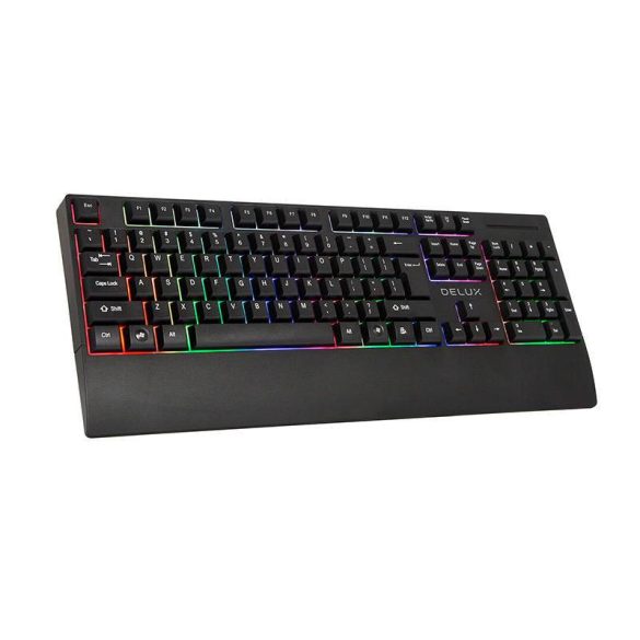 Delux K9852 Gamer billentyűzet, RGB