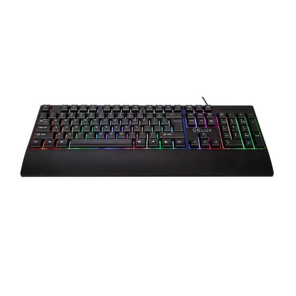 Delux K9852 Gamer billentyűzet, RGB