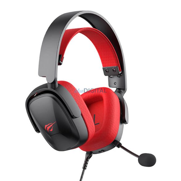 HAVIT H2039d Gaming fejhallgató (piros-fekete)