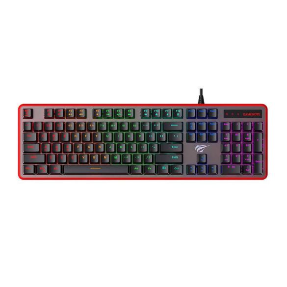 Havit KB870L mechanikus gamer billentyűzet RGB (fekete)