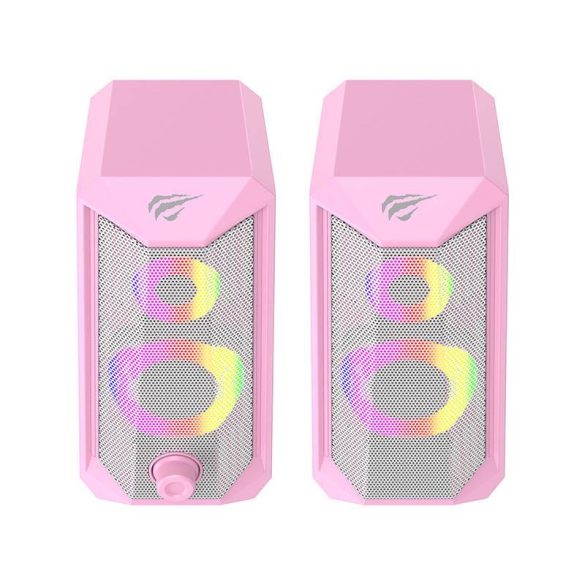 Havit SK202 pink Számítógépes hangszórók 2.0 RGB