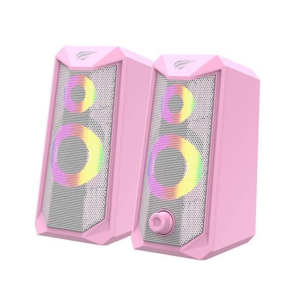 Havit SK202 pink Számítógépes hangszórók 2.0 RGB