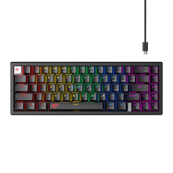 Havit KB874L Gaming billentyűzet RGB (fekete)