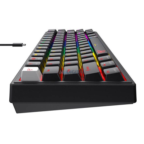 Havit KB874L Gaming billentyűzet RGB (fekete)