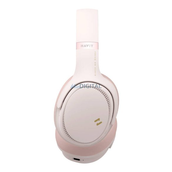 Havit H630BT PRO fejhallgató (rózsaszín)