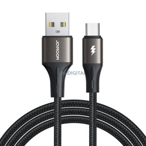 Joyroom SA25-AM3 Light-Speed USB-A - microUSB kábel 3A 1.2m - fekete