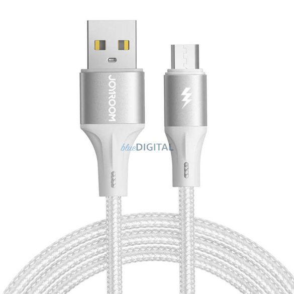 Joyroom SA25-AM3 Light-Speed USB-A - microUSB kábel 3A 1.2m - fehér