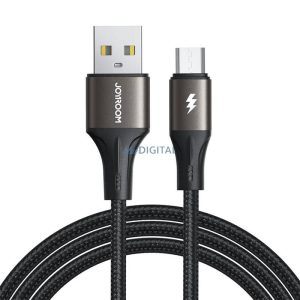 Joyroom SA25-AM3 Light-Speed USB-A - microUSB kábel 3A 2m - fekete