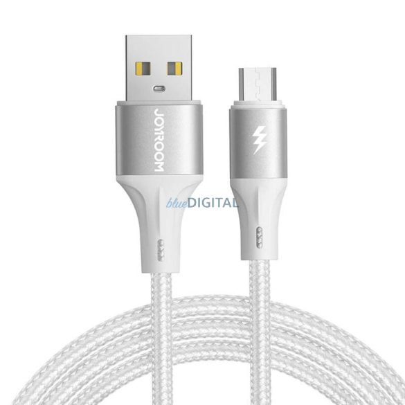 Joyroom SA25-AM3 Light-Speed USB-A - microUSB kábel 3A 2m - fehér