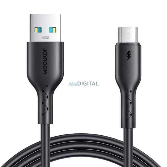 Joyroom SA26-AM3 Flash Charge USB-A - microUSB kábel 3A 1m - fekete