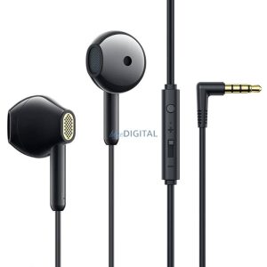 Joyroom JR-EW05 Party vezetékes fülhallgató 3.5mm jack csatlakozóval - fekete