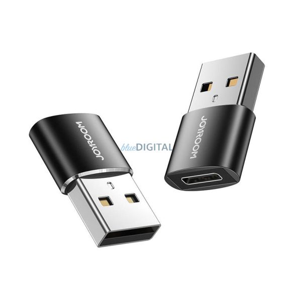 Joyroom S-H152 USB-A - Type-C adapter 2 db - fekete
