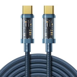 USB-C USB-C kábel Joyroom S-CC100A12 100W 1.2m (kék)