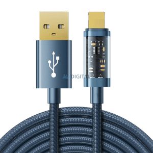 Joyroom S-UL012A12 USB-A - Lightning kábel 2.4A 1.2m - kék